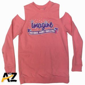 Urban Couture Womens Top Size Medium Pink Purple Long Sleeves Pullover Imagine N